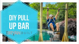 Build This Mobile DIY Pull Up Bar! Easy to build Outdoor Pull Up Bar