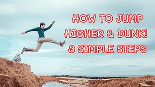 How to Jump Higher & DUNK! 3 Simple Steps | 5'10" Dunker Motivation