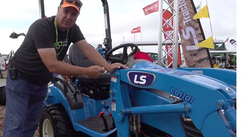 Check out the LS & New Holland Subcompact tractor!