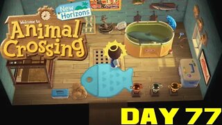 Animal Crossing: New Horizons Day 77 - Nintendo Switch Gameplay 😎Benjamillion