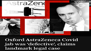 AstraZeneca to be sued for their defective vaccine. The narrative crumbles