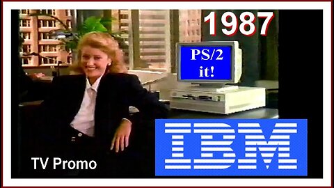 IBM Computer History: PS/2 - Personal System/2 Original Commercial Promo 1988 (microcomputer) AS 400