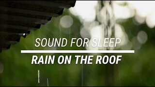 Sound for sleep || Rain on the Roof || 3 hours