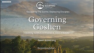 Governing Goshen | 2023/5783 A Prophetic Perspective