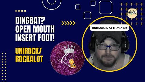 UniRock/RockAlot Decided To Throw Shade On Kick Calling People Dingbats