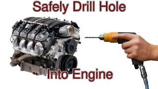 Adding a Turbo Oil Drain, Safely Drill Hole In Engine (Tech Tip Tue)