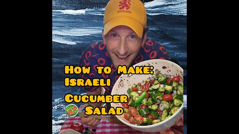 How to Make: Israeli Cucumber 🥒 Salad