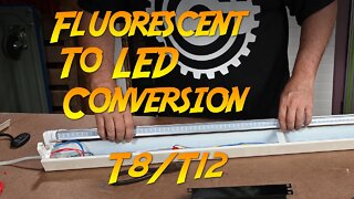 How To Convert Your Old T8 and T12 Fluorescent Fixtures to Brighter LED Bulbs