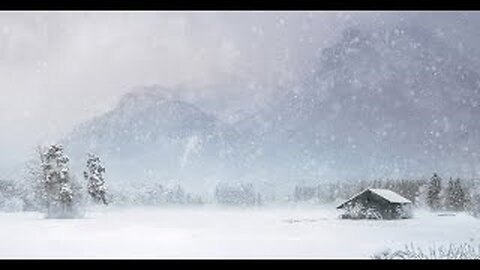 Snow storm sounds for relaxing and sleeping. Natural calming sounds. Instantly fall asleep into deep sleep