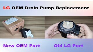 LG Genuine OEM Drain Pump Replacement Review