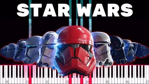 Star Wars - The Piano [Medley] Theme Music