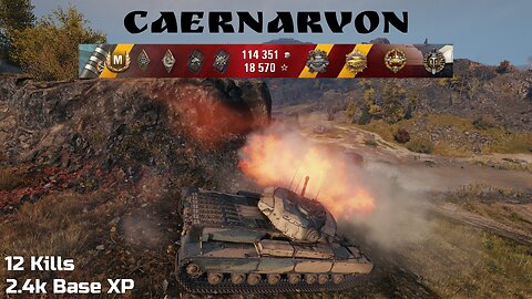 World of Tanks | Caernarvon | 12 Kill Carry in a Tier IX Match