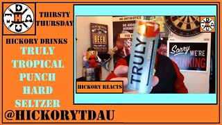 Truly Hard Seltzer Tropical Punch Review Hickory Drinks Thirsty Thursday