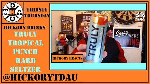 Truly Hard Seltzer Tropical Punch Review Hickory Drinks Thirsty Thursday