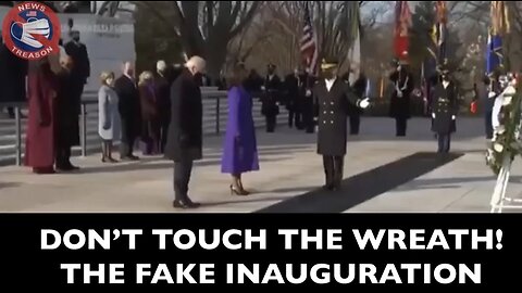 Fake Biden’s Fake Inauguration: The Wreath Ceremony & A Military Funeral