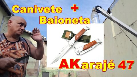 🗡️Teste Review do Canivete Baioneta CCCP AK 47