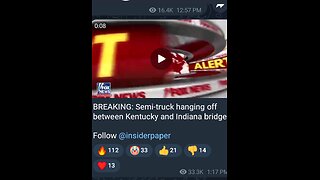 News Shorts: Truck Hanging off Bridge