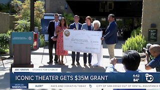 Iconic San Diego theater gets $35 Million grant from State of CA