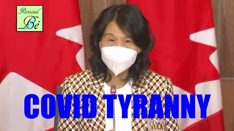 TRUDEAU'S CANADA C0VID VACCINE NOW EVERY 3 MONTHS ACCORDING TO THERESA TAM