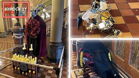 Satan Display Destroyed At The Iowa State Capitol