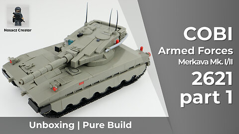 COBI Armed Forces | 2621 --- Merkava Mk. I/II --- unboxing and pure build --- part 1