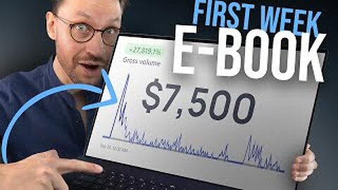How I Made $7,500 in ONE WEEK Selling an E-Book