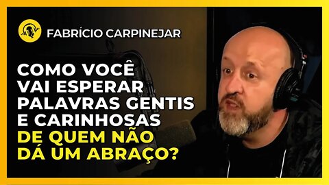 AS PESSOAS TEM DIFICULDADE DE TER AFETO | FABRÍCIO CARPINEJAR - TICARACATICAST