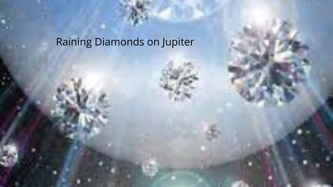 Jupiter raining diamonds