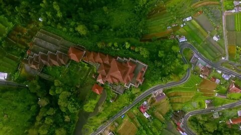 Bali Ghost Hotel - Drone View