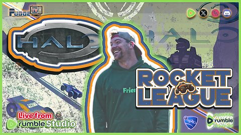 Pudge Plays Halo w Friends | Rocket League Pre/Post Show | Live From the Rumble Studio