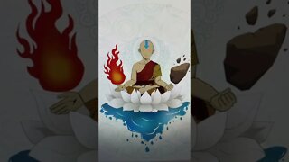 Avatar- Airbender on Lotus Flower - I Want to Draw ✍️