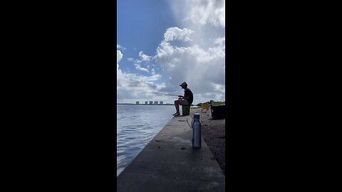 Livestream Clip - Father Daughter Fishing At New Pass Part 3