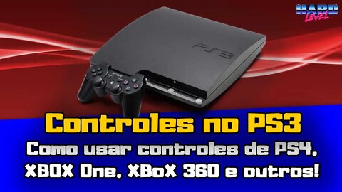 Use controles de Xbox e PS4 no PS3 com o plugin Xpad! APENAS PS3 COM CFW, NÃO FUNCIONA NO HEN