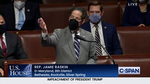 JAMIE RASKIN TRUMP CLEAR AND PRESENT DANGER IMPEACHMENT 2nd Impeachment in the House January 13th 2