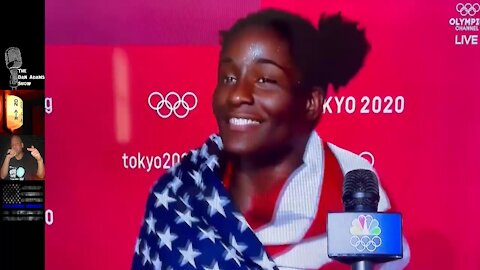 Olympic Gold Medalist Tamyra Mensah-Stock Representing God and The USA