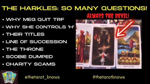 🔴 HARRY AND MEGHAN: VIEWER QUESTIONS! SO SO MANY (as always)! #tarotknows #windsorchristening #lili