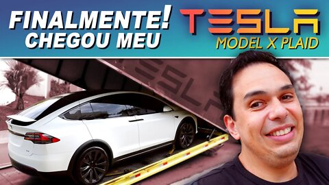 Finalmente meu TESLA MODEL X Plaid Chegou no Brasil!