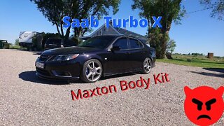 Maxton body kit on my 2008 Saab 9-3 Turbo X