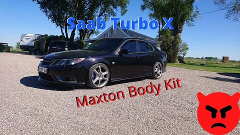 Maxton body kit on my 2008 Saab 9-3 Turbo X