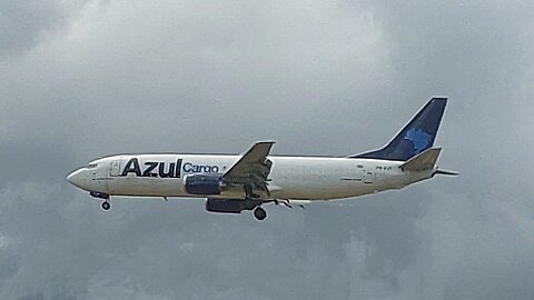 Boeing 737-400F PR-AJY vindo de Belém do Pará para Manaus