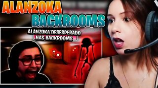 ALANZOKA ENTRANDO EM DESESPERO NAS BACKROOMS (INSIDE THE BACKROOMS) - REACT