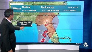 Hurricane Ian, 11 a.m. advisory for Sept. 26, 2022