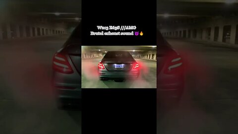 MERCEDES E63S AMG BRUTAL EXHAUST SOUND