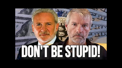 You Will Ruin Your Shareholder With Bitcoin | Peter Schiff Attack Michael Saylor