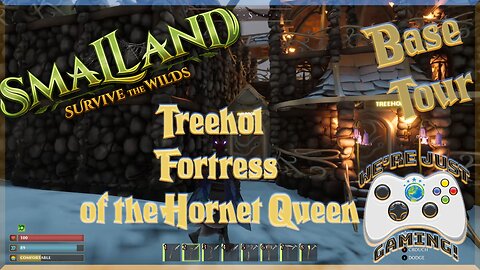 Smalland Base Tour - Treehol Great Tree Fortress