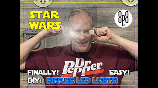 HOW TO: The Perfect LED Acrylic Light Diffusers for STAR WARS PANELS! #diy #disney #led