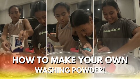 Homemade Washing Powder |DIY Video😁