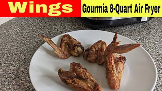 Air Fryer Chicken Wings, Gourmia 8-Quart Digital Air Fryer Recipe