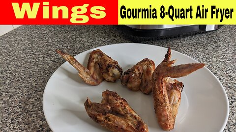 Air Fryer Chicken Wings, Gourmia 8-Quart Digital Air Fryer Recipe