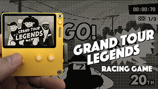 Racing Game on the Playdate! | Grand Tour Legends | gogamego